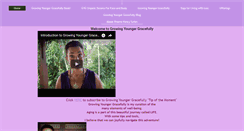 Desktop Screenshot of growingyoungergracefully.com